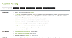 Desktop Screenshot of kathrin.passig.de